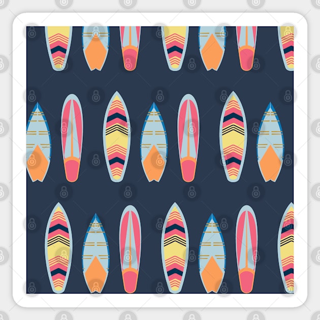 Colorful Surfboards Sticker by SharksOnShore